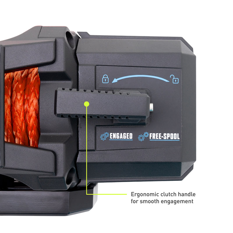 Borne Off-Road 10K Winch - Orange Synthetic Rope BNWN-10-SOR BNWN-10-SOR Photo - Primary