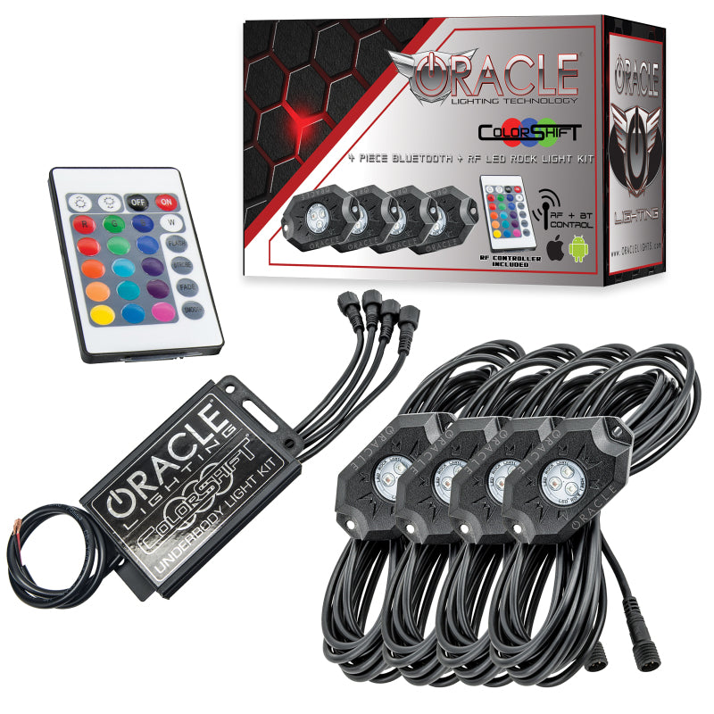 ORACLE Lighting Oracle Bluetooth + RF Underbody Rock Light Kit - 4 PCS - ColorSHIFT 5818-333 5818-333 Photo - out of package