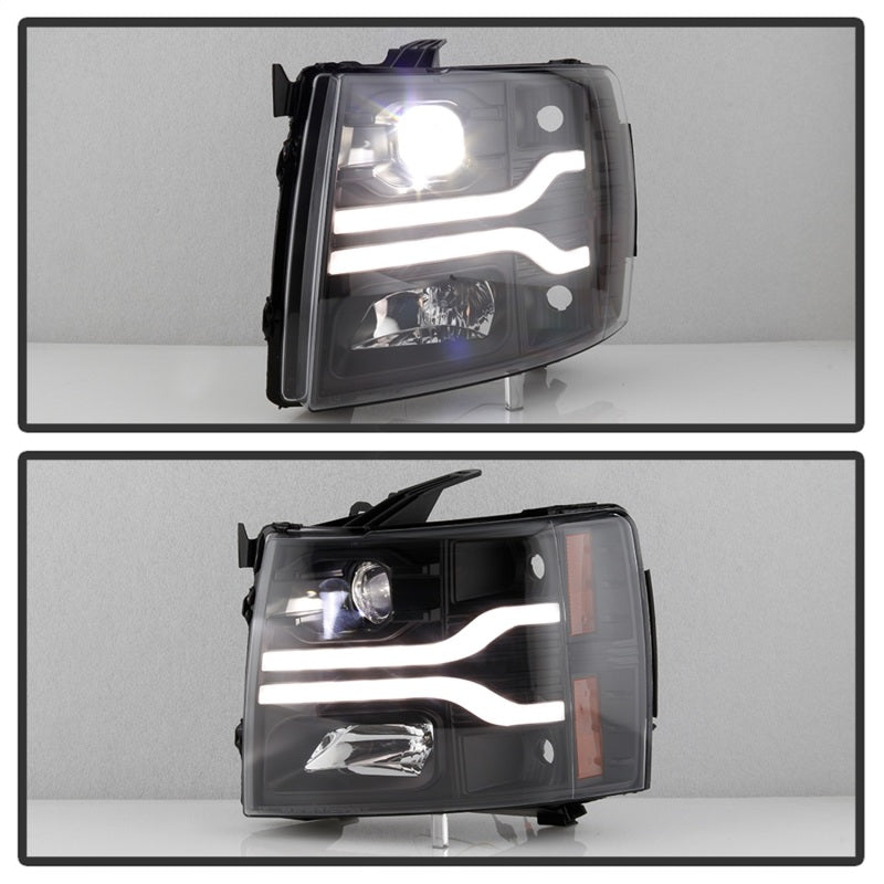 Spyder Chevy Silverado 1500 07-13/2500HD/3500HD 07-14 LED Black PRO-YD-CS07V3PL-BK 5087614 5087614 Photo - Unmounted