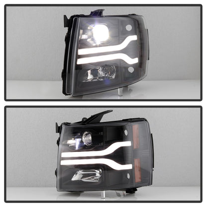 Spyder Chevy Silverado 1500 07-13/2500HD/3500HD 07-14 LED Black PRO-YD-CS07V3PL-BK 5087614 5087614 Photo - Unmounted