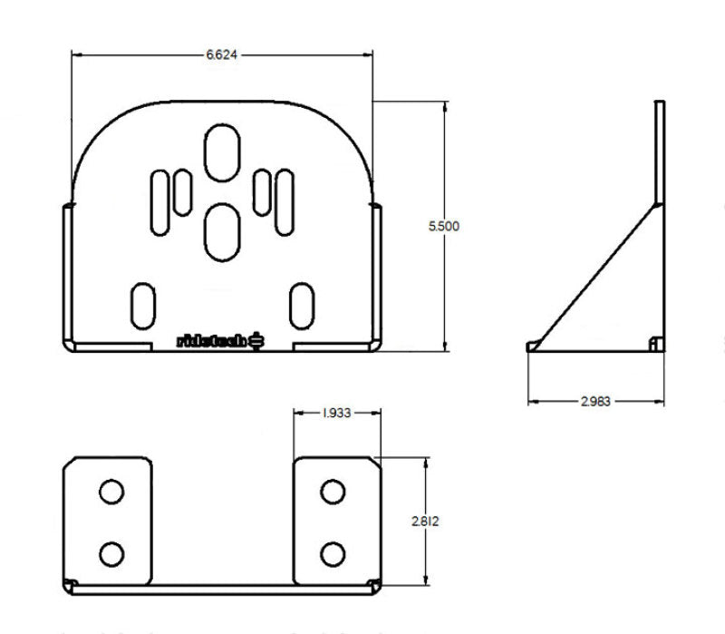 Ridetech Bolt-on Upper AirSpring Bracket 90000002 90000002 User 1