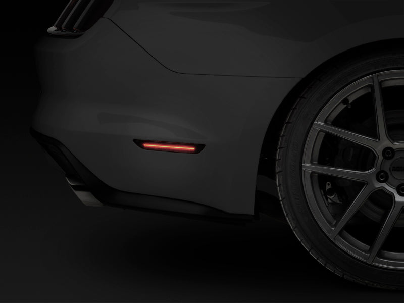 Raxiom 15-22 Ford Mustang Axial Series LED Side Marker Lights Rear (Smoked) 390265 390265 Photo - Primary