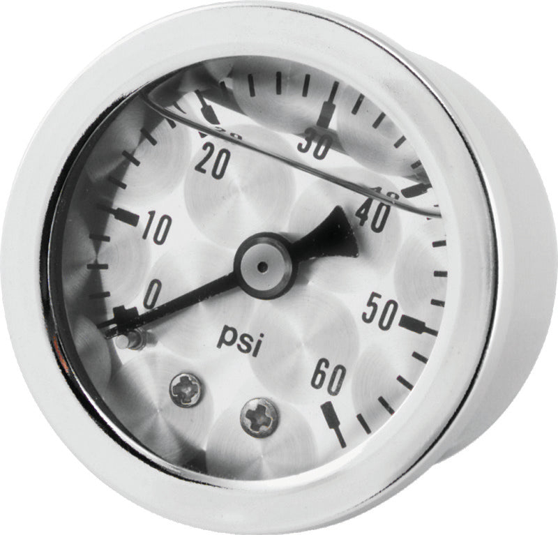 Bikers Choice Metallic Face Oil Pressure Gauge 0-60 Psi 1/8 NPT 210076 210076 Photo - Primary