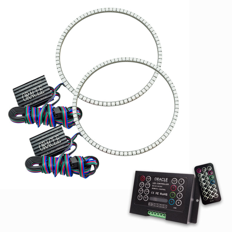 ORACLE Lighting Oracle 7in Round Exterior Waterproof LED Halo Kit - ColorSHIFT w/ 2.0 Controller 3981-333 3981-333 Photo - Primary