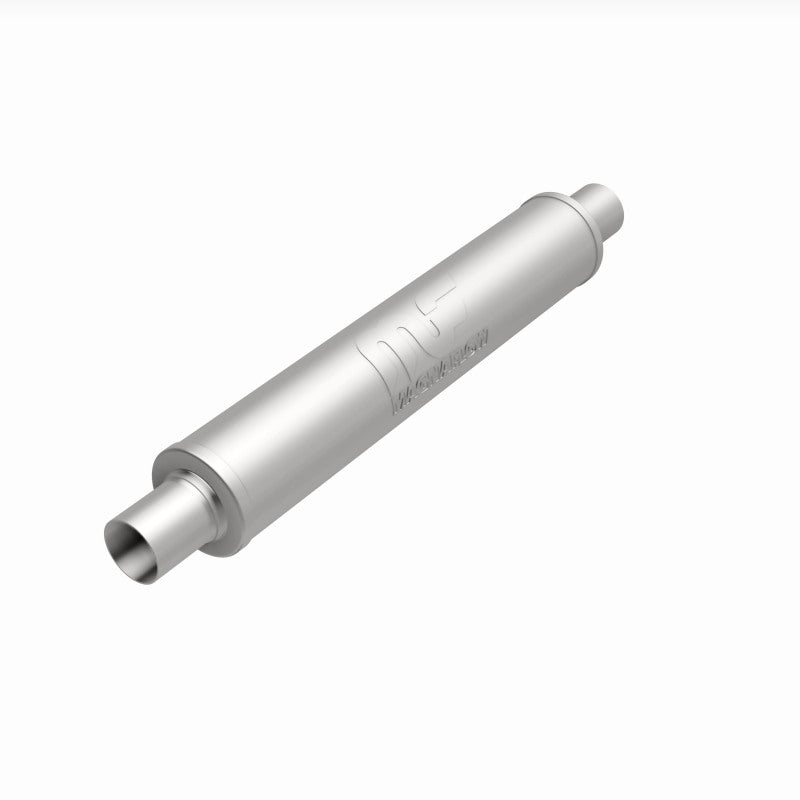 MagnaFlow 4" Round Center/Center Straight Through Performance Muffler 10435 360 Degree Image Set