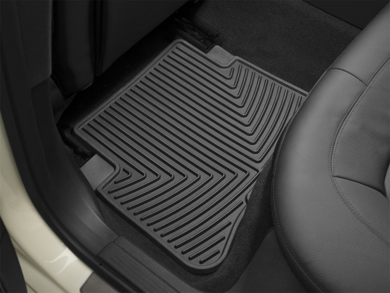 WeatherTech 2017+ Hyundai Elantra (Sedan) Front Rubber Mats - Black W388 W388 Photo - Mounted