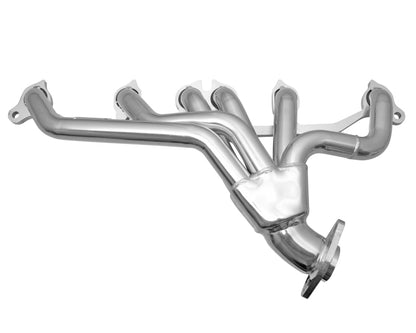 Gibson Header Jeep 4.0 Silver Ceramic Coated Shorty GIBGP400S-C GP400S-C Photo - Primary