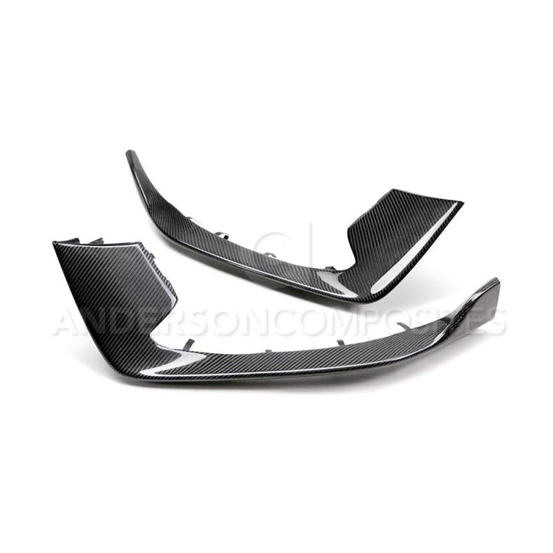 Anderson Composites 2015-2017 Ford Mustang Shelby GT350 Carbon Fiber Bumper Inserts AC-FBI15MU350 AC-FBI15MU350 Photo - Primary