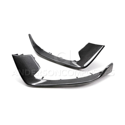 Anderson Composites 2015-2017 Ford Mustang Shelby GT350 Carbon Fiber Bumper Inserts AC-FBI15MU350 AC-FBI15MU350 Photo - Primary