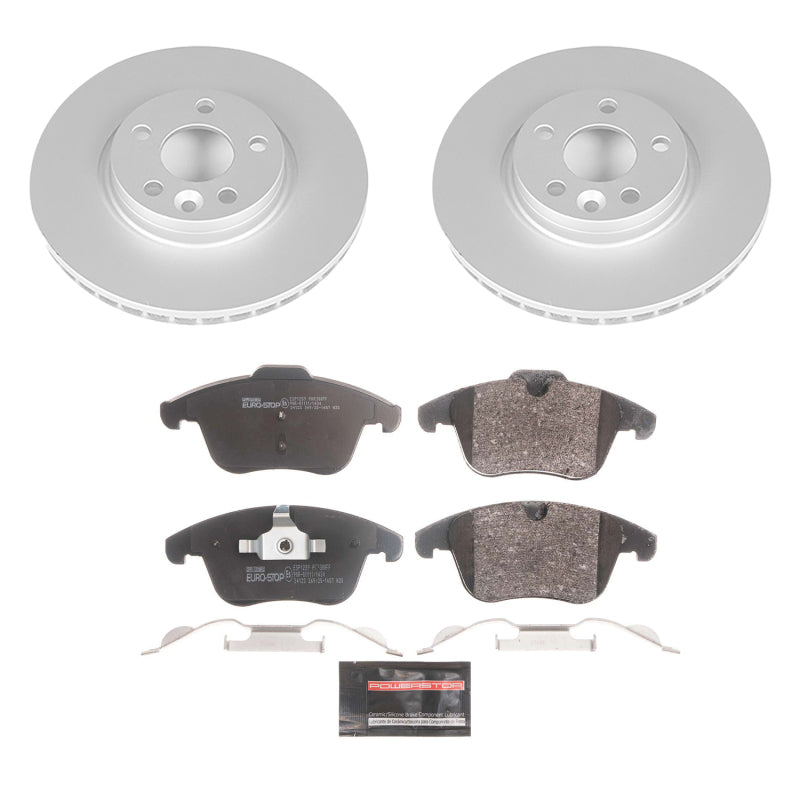 Power Stop 08-15 Land Rover LR2 Front Euro-Stop Brake Kit ESK4701 ESK4701 Photo - Primary