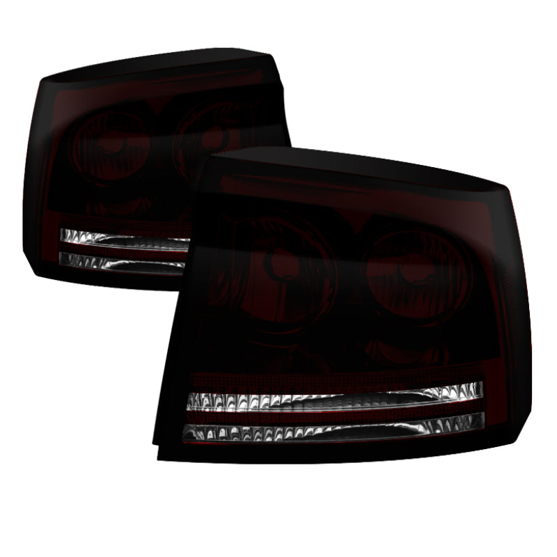 SPYDER Xtune Dodge Charger 05-08 OEM Style Tail Lights Dark Red ALT-JH-DC05-OE-RSM 9033131 9033131 Photo - Primary