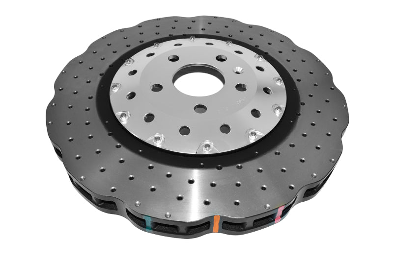 DBA 14-18 Audi RS7 (w/Iron Rotors) Front 5000 Series Cross Drilled Rotor w/Silver Hat 53002WSLVXD 53002WSLVXD Photo - Primary