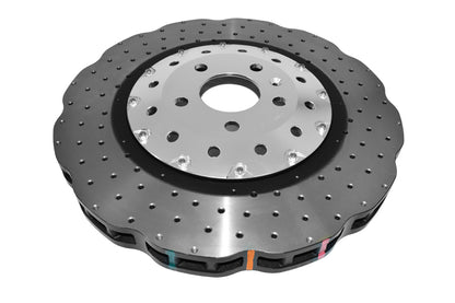 DBA 14-18 Audi RS7 (w/Iron Rotors) Front 5000 Series Cross Drilled Rotor w/Silver Hat 53002WSLVXD 53002WSLVXD Photo - Primary