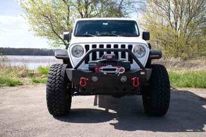 Fishbone Offroad 2018+ Jeep Wrangler JL/JLU/2020+ Gladiator JT  Alum Front Fender Flares  - Black FB33455F FB33455F Photo - lifestyle view