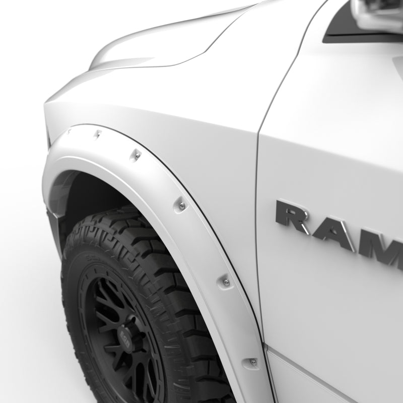 EGR 09+ Dodge Ram LD Bolt-On Look Color Match Fender Flares - Set - Bright White 792654-PW7 792654-PW7 Photo - Close Up
