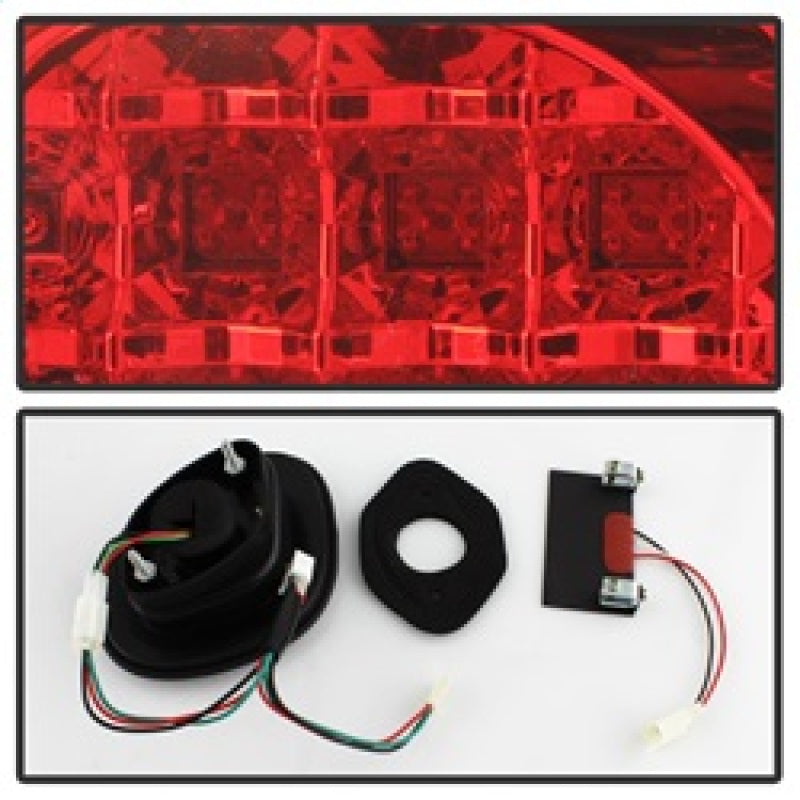 Spyder Lexus GS 300/400 98-05 LED Tail Lights Red Clear ALT-YD-LGS98-LED-RC 5005731 5005731 Photo - Unmounted