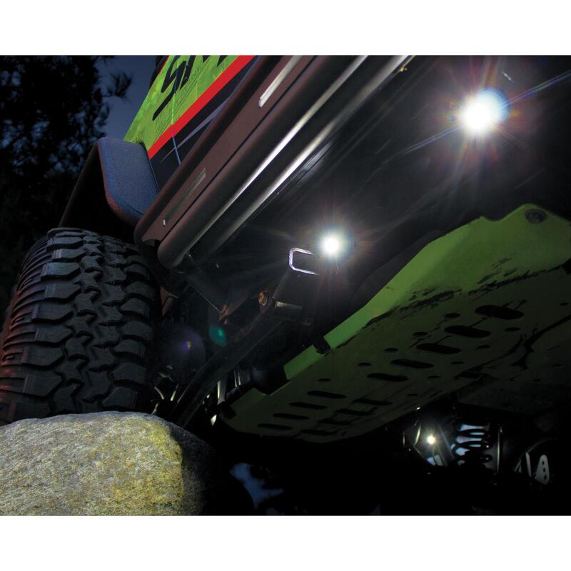 Westin LED Rock Light Kit - 07-18 Jeep Wrangler JK / 18-19 Jeep Wrangler JL 09-80015 09-80015 Photo - Mounted