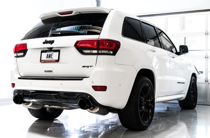 AWE Tuning 2020 Jeep Grand Cherokee SRT Touring Edition Exhaust - Chrome Silver Tips 3015-32123 3015-32123 Photo - Mounted