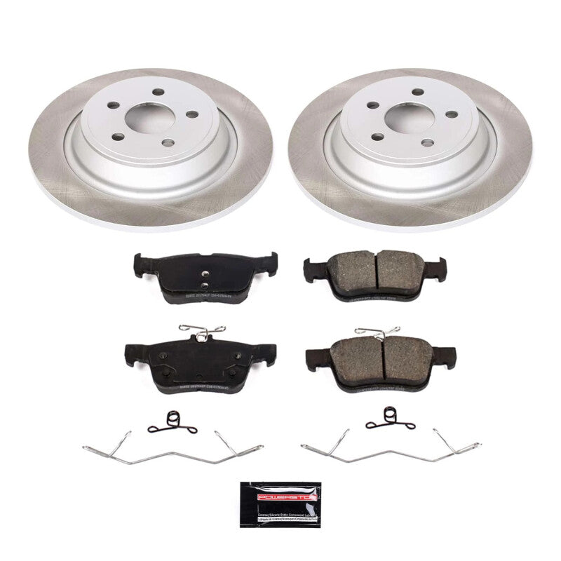 PowerStop Power Stop 19-22 Lincoln Nautilus Rear Semi-Coated Rotor Kit SC7417 SC7417 Photo - Primary