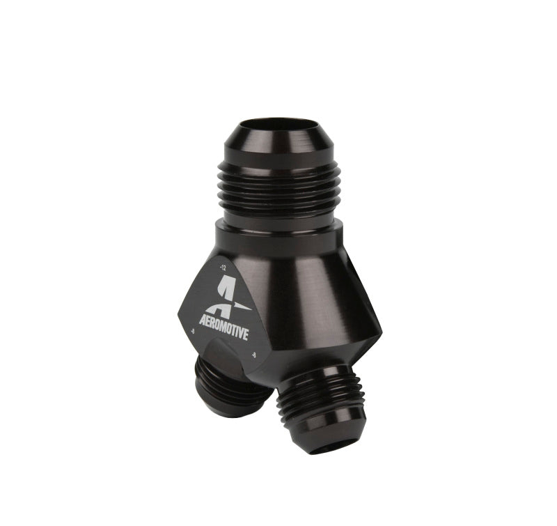 Aeromotive Y-Block, -12 to (2)-08 15677 Photo - Primary