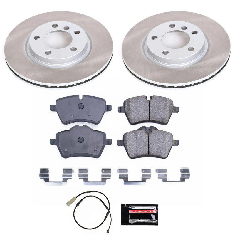 PowerStop Power Stop 13-16 Mini Cooper Paceman Front Semi-Coated Rotor Kit SC6665 SC6665 Photo - Primary