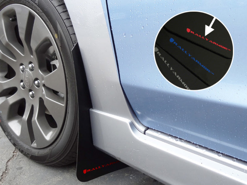 Rally Armor 2012+ Impreza 4D/5D Mud flap Red Logo MF22-UR-BLK/RD User 1
