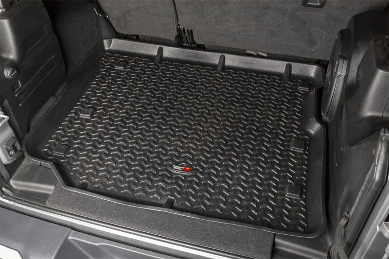 Rugged Ridge All Terrain Cargo Liner, Black; 18-18 Jeep Wrangler JLU, 4 Door 12975.49 Photo - Mounted