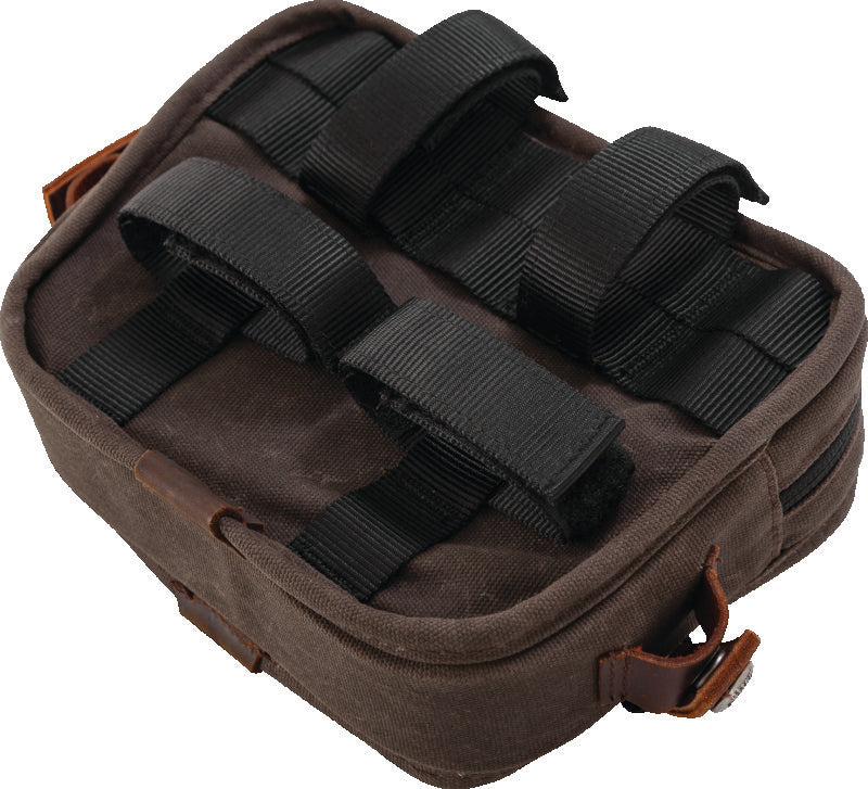 Burly Brand Handlebar Bag - Dark Oak B15-1012D B15-1012D User 1