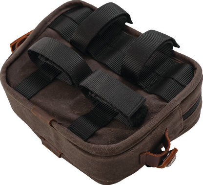 Burly Brand Handlebar Bag - Dark Oak B15-1012D B15-1012D User 1