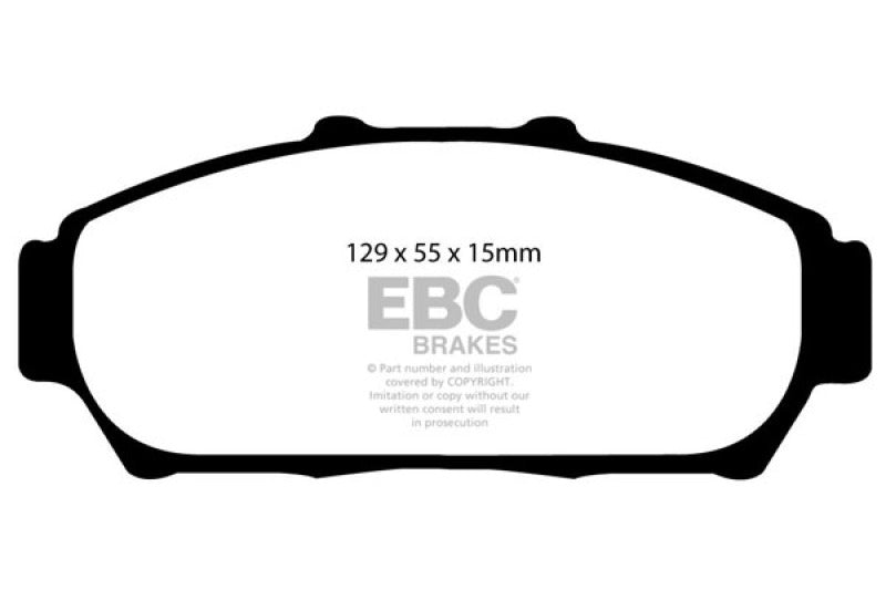 EBC Disc Brake Pad Set DP21206 Photo - Primary