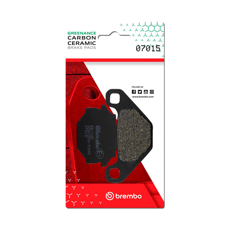 Brembo OE Kymco Agility/Malaguti F Carbon Ceramic Brake Pad - Rear 07015 07015 User 1