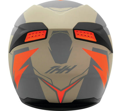 THH Helmets T810S Turbo Grey/Org Xs 646876 646876 Photo - Primary