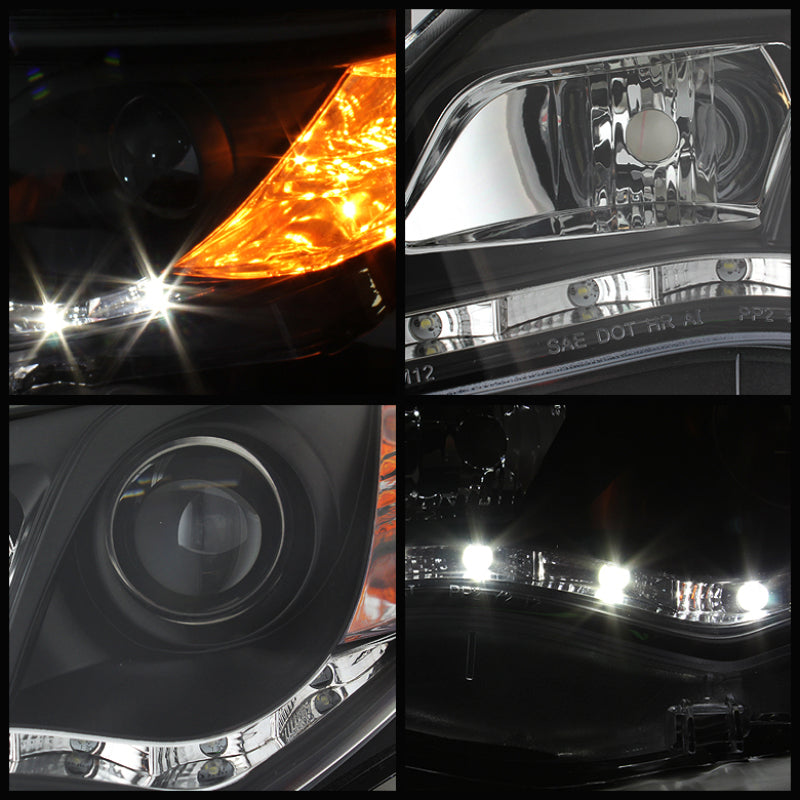 Spyder Toyota Camry 12-14 Projector Headlights DRL Blk High 9005 (Not Included PRO-YD-TCAM12-DRL-BK 5072658 5072658 User 1