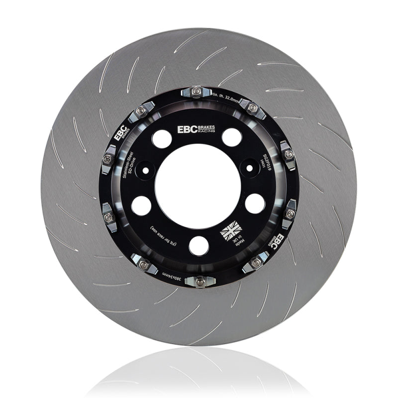 EBC Racing 09-10 Chevrolet Camaro (5th Gen) 2 Piece SG Racing Rear Rotors SG7519