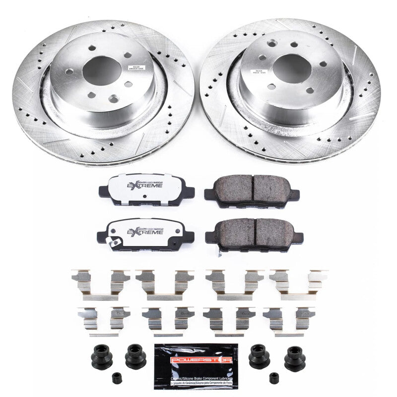 PowerStop Power Stop 14-15 Infiniti Q60 Rear Z26 Street Brake Kit K9062-26 K9062-26 Photo - Primary