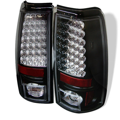 Spyder Chevy Silverado 1500 99-02 (Not Fit Stepside) LED Tail Lights Blk ALT-YD-CS99-LED-BK 5002044 5002044 Photo - Primary