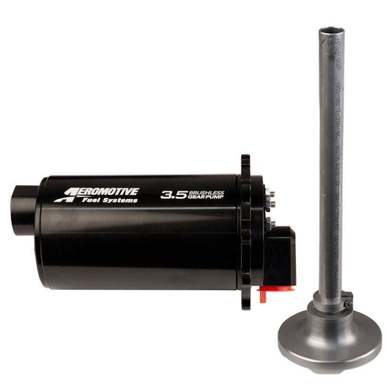 Aeromotive Fuel Pump TVS Universal In-Tank 90-Deg Outlet BL Spur Gear 3.5 19321 19321 Photo - Primary