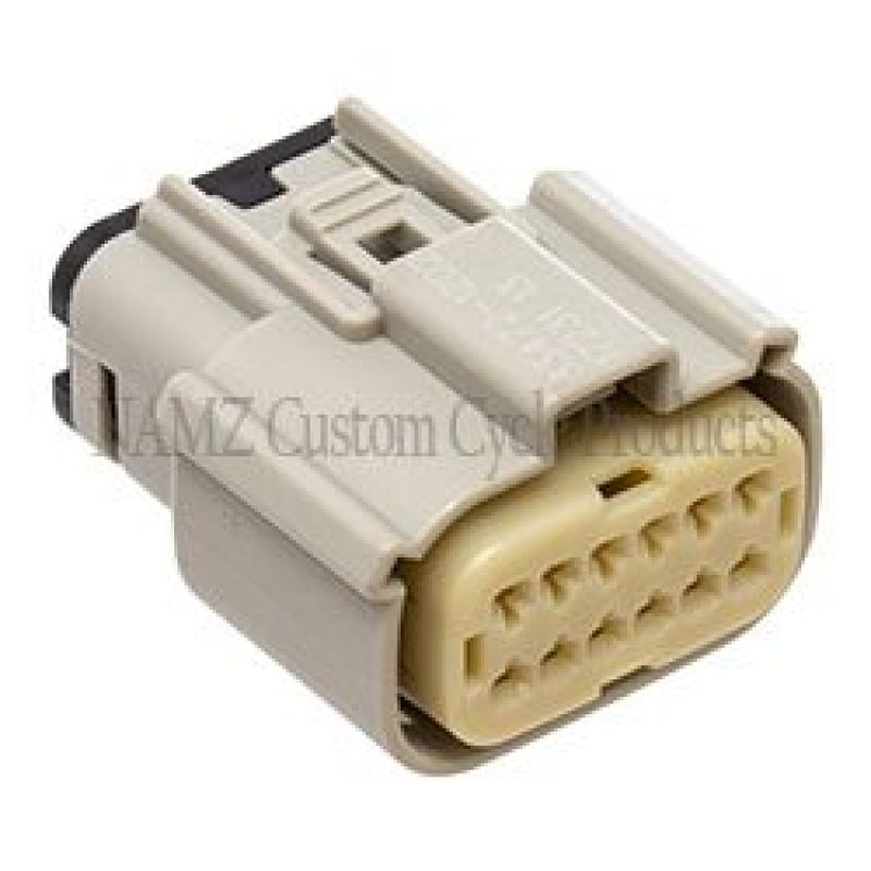 NAMZ 07-23 Touring/LiveWire Main Harness Molex MX-150 12-Position Female - Black (HD 72489-07GY) NM-33472-1202 NM-33472-1202 Photo - Primary