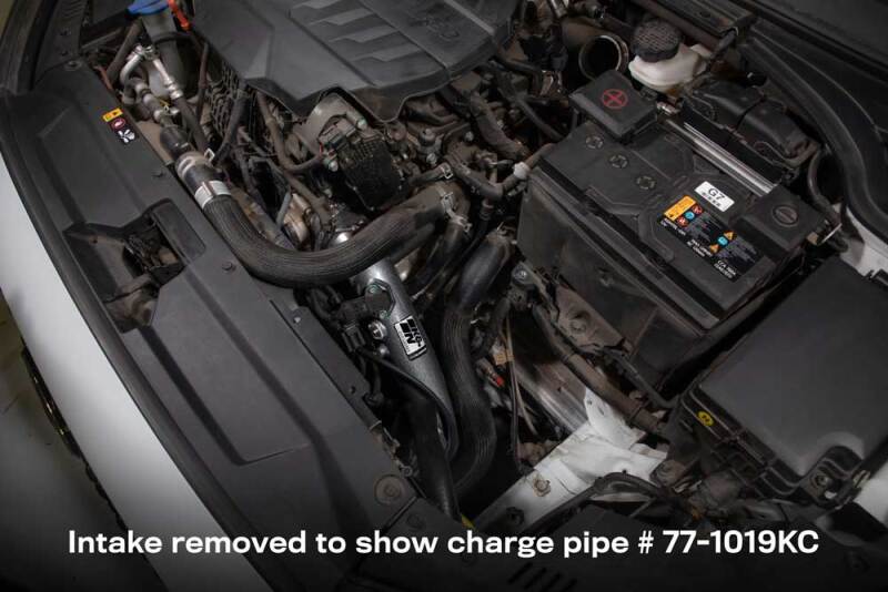 K&N Engineering K&N 20-22 Hyundai Veloster N 2.0L L4 Aluminum Charge Pipe Kit - Gunmetal Gray 77-1019KC 77-1019KC Photo - Mounted