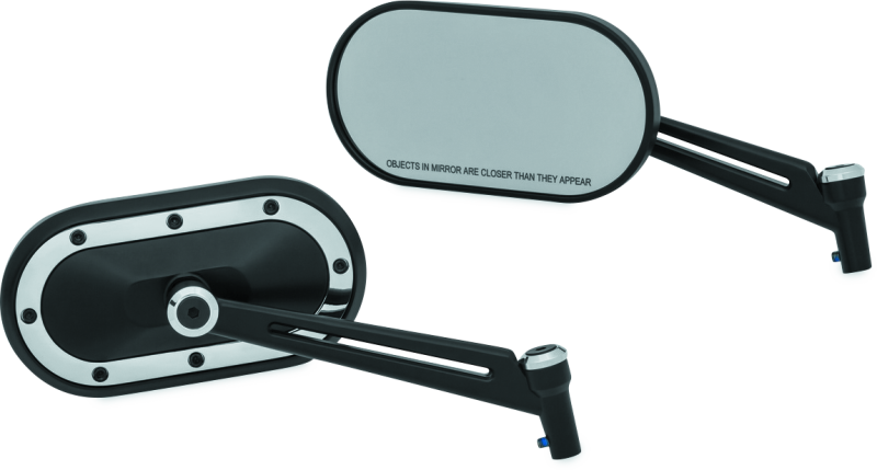 Kuryakyn Heavy Industry MirrorsBlack With Chr 1766 1766 Photo - Primary