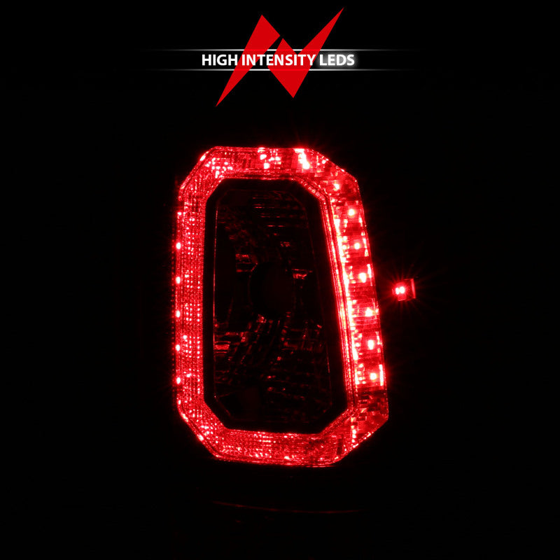 ANZO 2003-2006 Chevy Silverado 1500 LED Taillights Plank Style Black w/Clear Lens 311327 311327 User 5