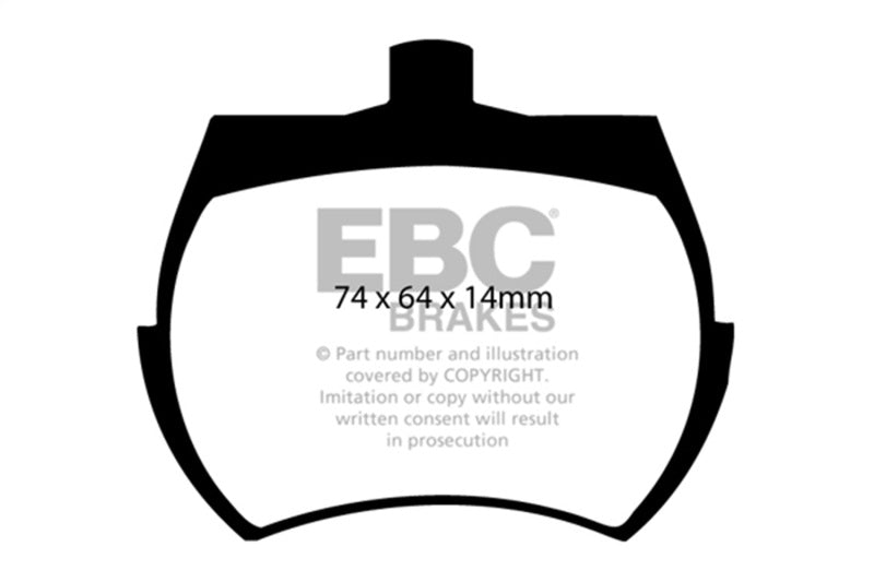 EBC Brakes Redstuff Ceramic Brake Pads DP3127C DP3127C Photo - Primary