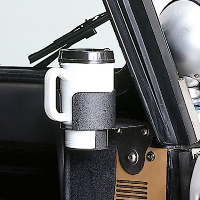 Rugged Ridge Cup Holder,Windshield Mounted;76-95 Jeep CJ/Wrangler YJ 13306.01 Photo - Primary