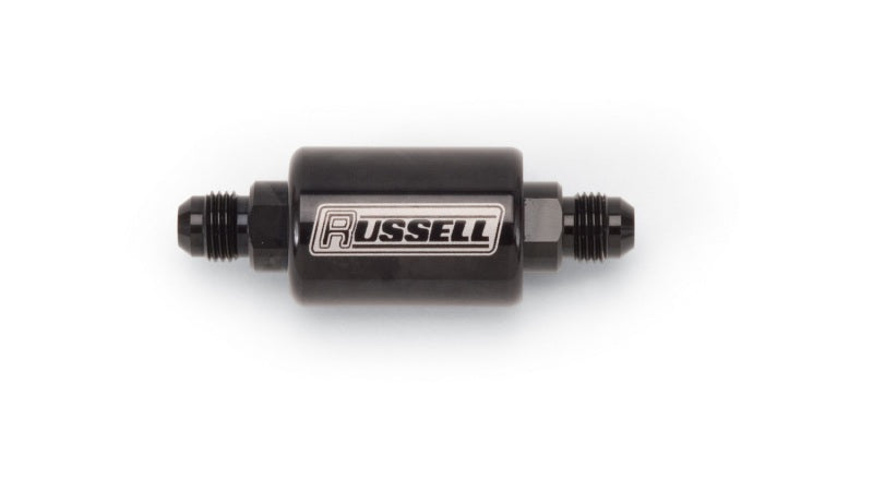 Russell Check Valve -6 AN Male to -6 AN MALE - Black Finish 650603 Photo - Primary
