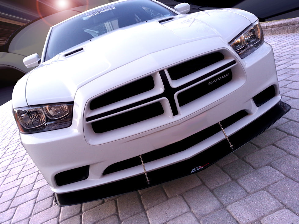 APR Dodge Charger Carbon Fiber Front Wind Splitter 2011 - 2014