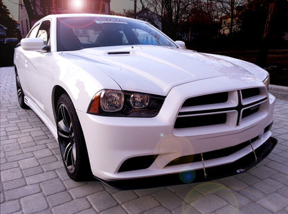 APR Dodge Charger Carbon Fiber Front Wind Splitter 2011 - 2014