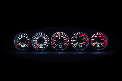 Megan Racing Oil Temp Gauge 52mm LED Red Needle - MG-OT