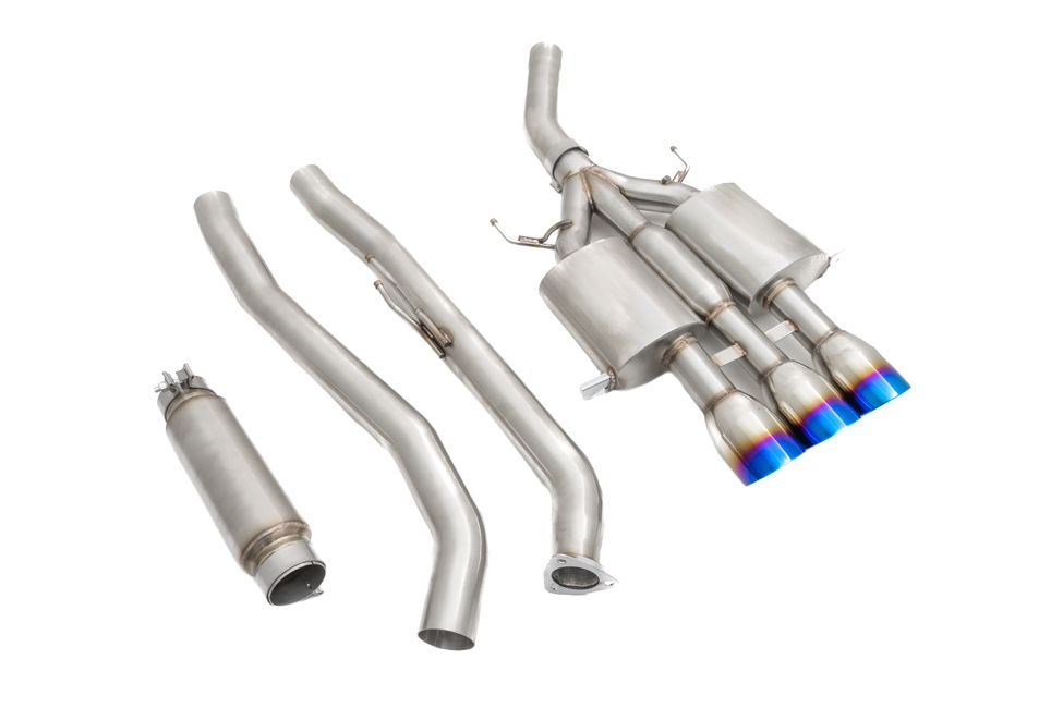 Megan Racing Exhaust System Bolt-On for 2017+ Honda Civic Type R (FK8) 65mm Inlet 101mm x3 Exhaust Tip