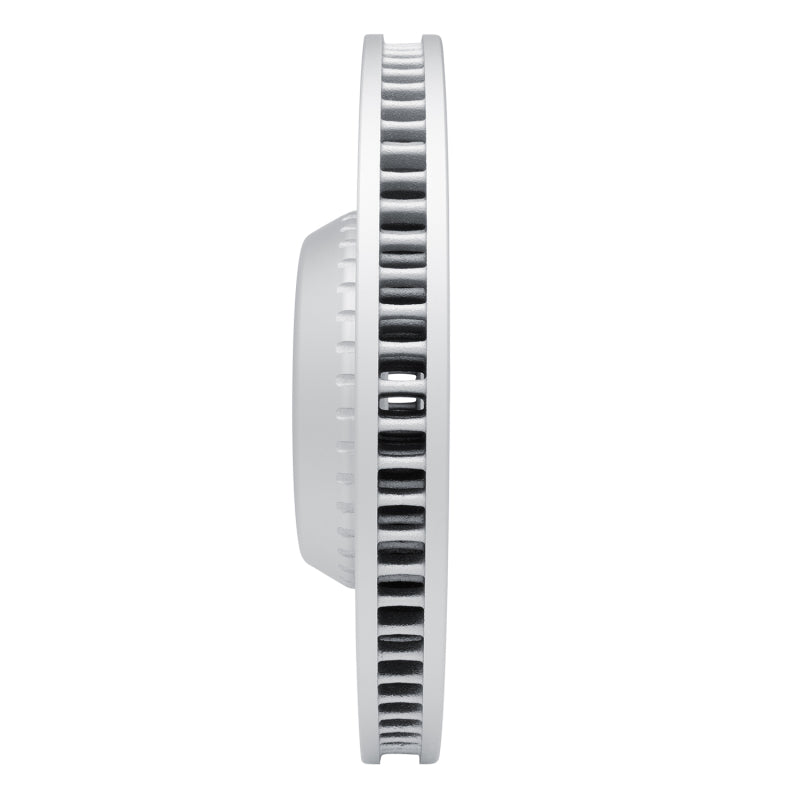 Dynamic Friction Company 600-11042 front brake rotor, shown out of its packaging.
