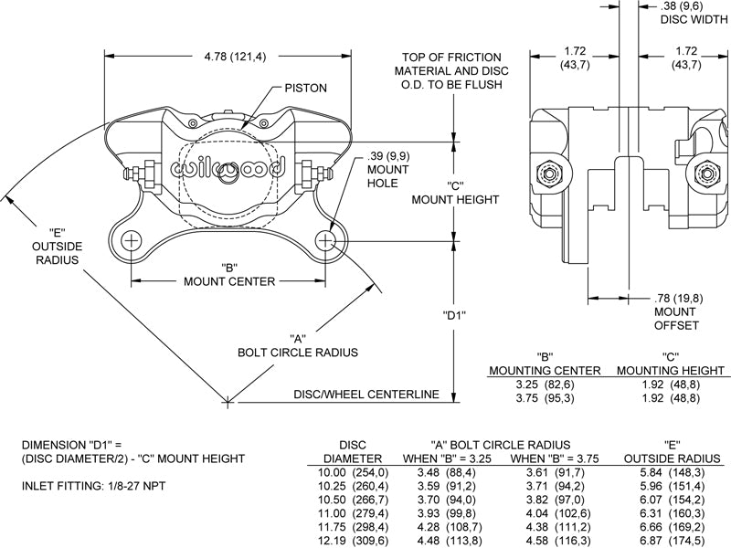 GKTech Lexus IS300 Wilwood Dual caliper bracket
